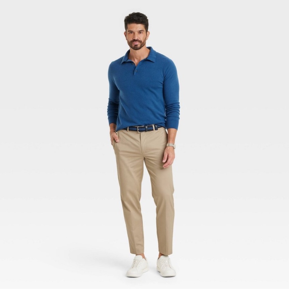 Men's Extended Tab Slim Fit Trousers